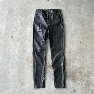 Zara faux leather pants
